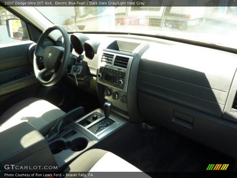Electric Blue Pearl / Dark Slate Gray/Light Slate Gray 2007 Dodge Nitro SXT 4x4