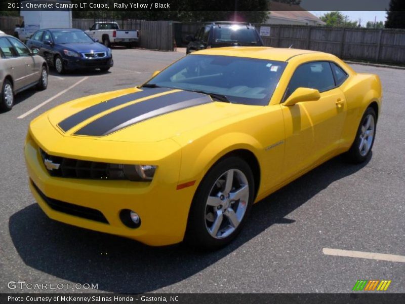 Rally Yellow / Black 2011 Chevrolet Camaro LT Coupe