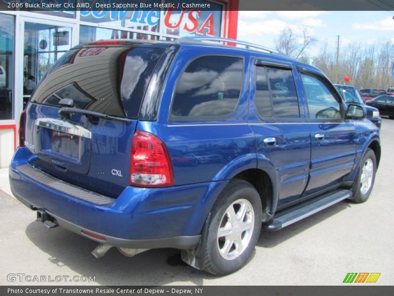 Deep Sapphire Blue Metallic / Cashmere 2006 Buick Rainier CXL AWD