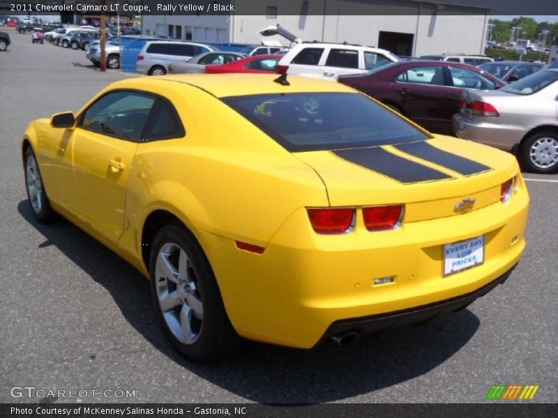 Rally Yellow / Black 2011 Chevrolet Camaro LT Coupe