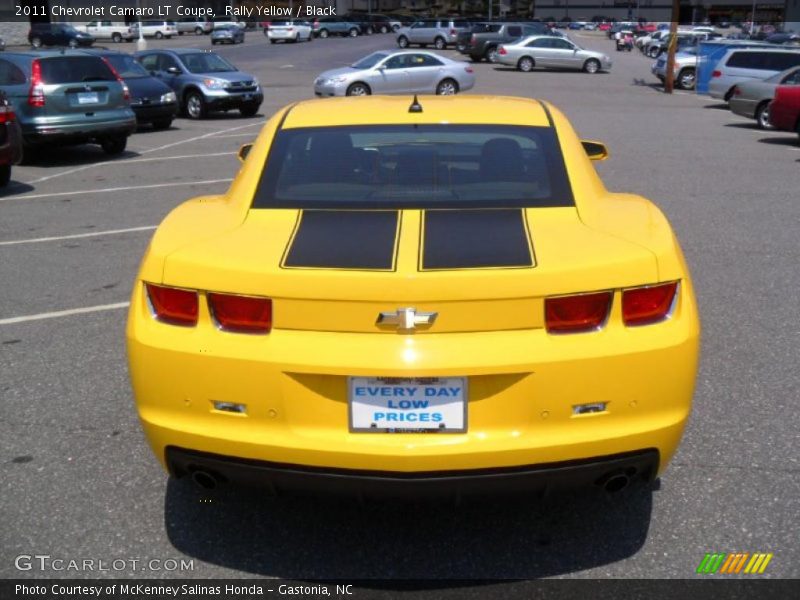 Rally Yellow / Black 2011 Chevrolet Camaro LT Coupe