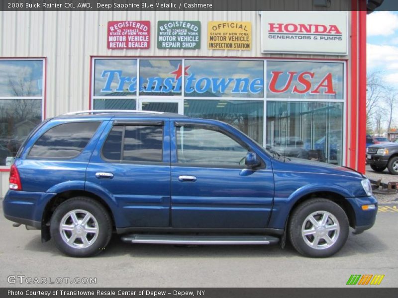 Deep Sapphire Blue Metallic / Cashmere 2006 Buick Rainier CXL AWD