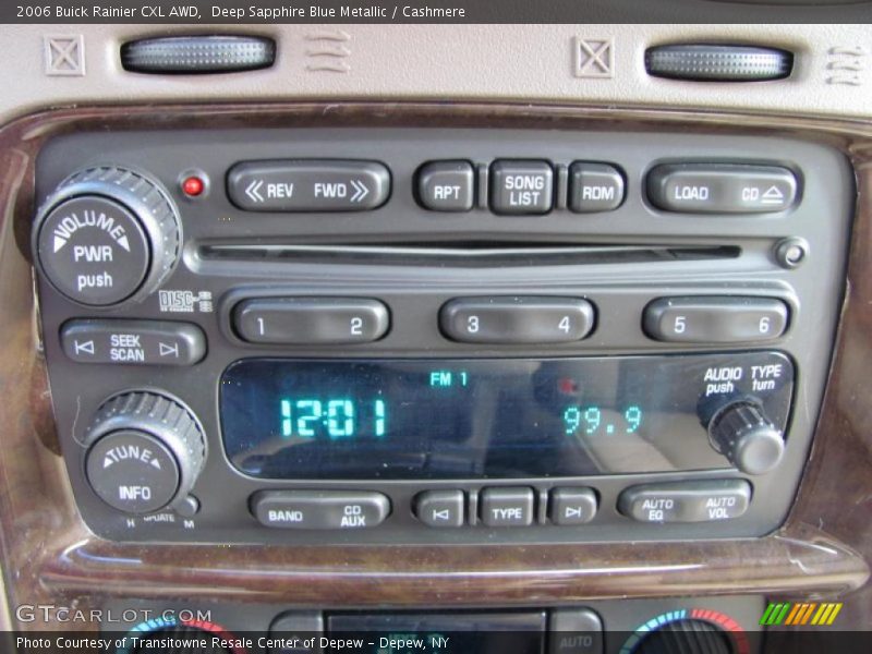 Controls of 2006 Rainier CXL AWD