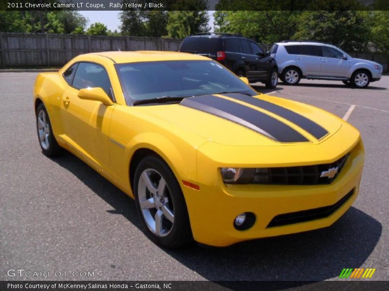 Rally Yellow / Black 2011 Chevrolet Camaro LT Coupe