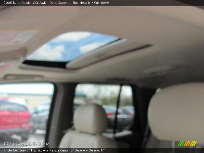Deep Sapphire Blue Metallic / Cashmere 2006 Buick Rainier CXL AWD