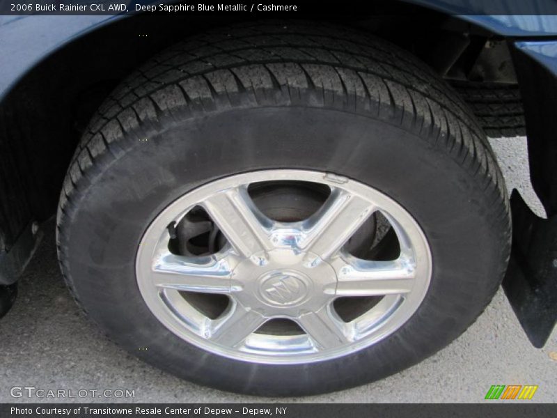 Deep Sapphire Blue Metallic / Cashmere 2006 Buick Rainier CXL AWD