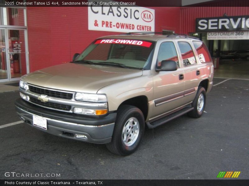 Sandstone Metallic / Gray/Dark Charcoal 2005 Chevrolet Tahoe LS 4x4