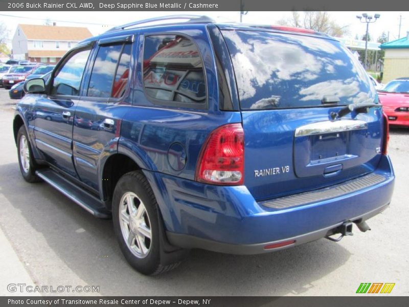 Deep Sapphire Blue Metallic / Cashmere 2006 Buick Rainier CXL AWD