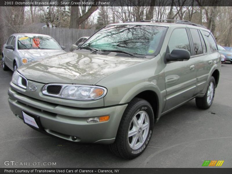 Silver Green Metallic / Pewter 2003 Oldsmobile Bravada AWD