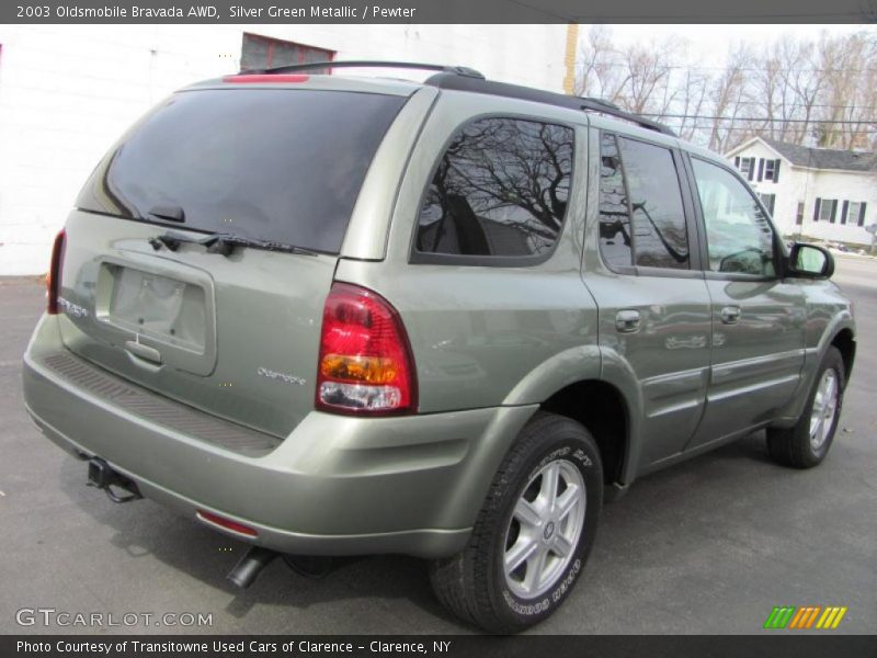 Silver Green Metallic / Pewter 2003 Oldsmobile Bravada AWD