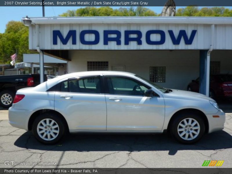 Bright Silver Metallic / Dark Slate Gray/Light Slate Gray 2007 Chrysler Sebring Sedan