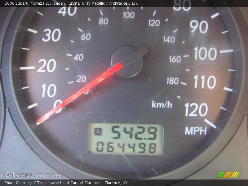Crystal Gray Metallic / Anthracite Black 2006 Subaru Impreza 2.5i Sedan