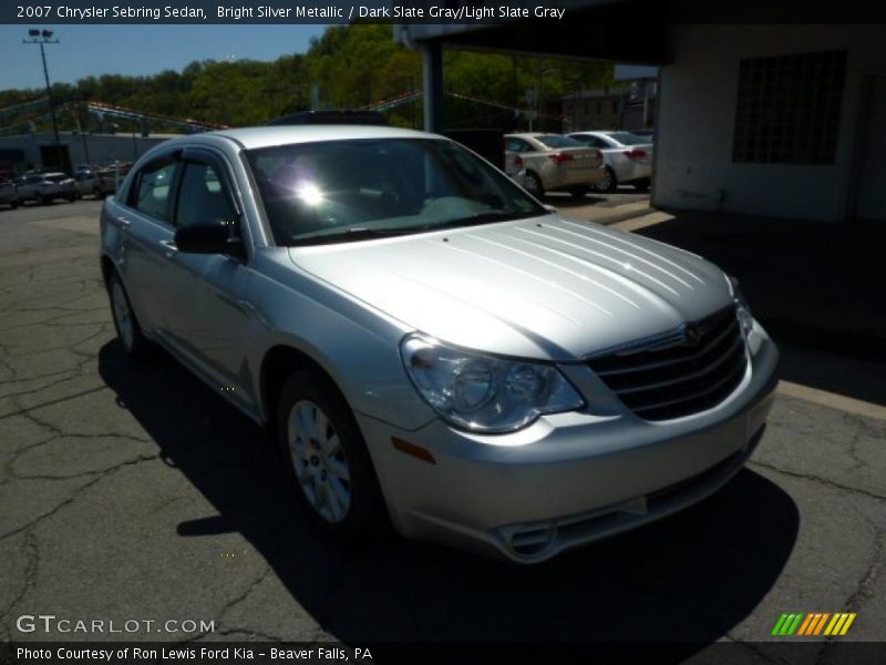 Bright Silver Metallic / Dark Slate Gray/Light Slate Gray 2007 Chrysler Sebring Sedan