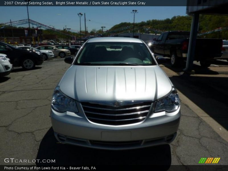 Bright Silver Metallic / Dark Slate Gray/Light Slate Gray 2007 Chrysler Sebring Sedan
