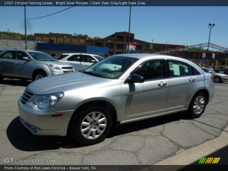 Bright Silver Metallic / Dark Slate Gray/Light Slate Gray 2007 Chrysler Sebring Sedan