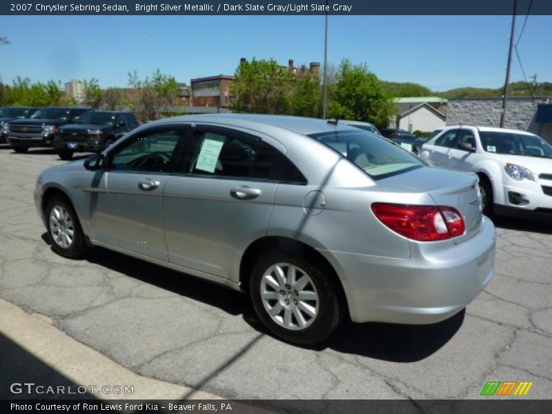 Bright Silver Metallic / Dark Slate Gray/Light Slate Gray 2007 Chrysler Sebring Sedan