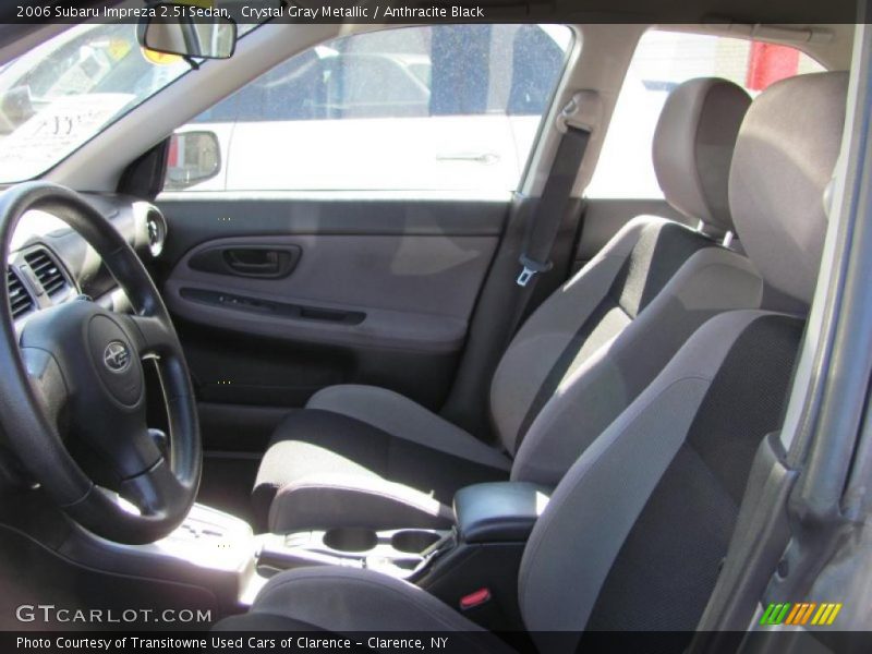 Crystal Gray Metallic / Anthracite Black 2006 Subaru Impreza 2.5i Sedan