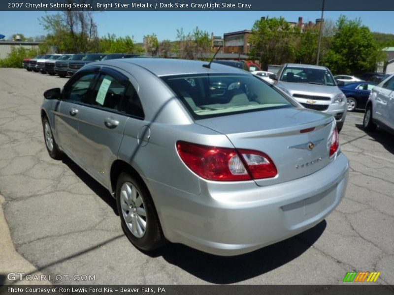 Bright Silver Metallic / Dark Slate Gray/Light Slate Gray 2007 Chrysler Sebring Sedan
