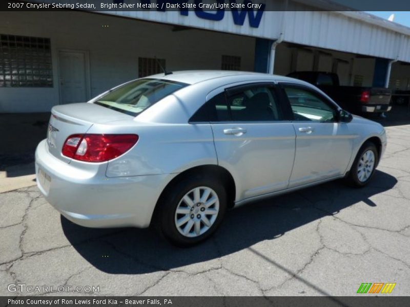 Bright Silver Metallic / Dark Slate Gray/Light Slate Gray 2007 Chrysler Sebring Sedan