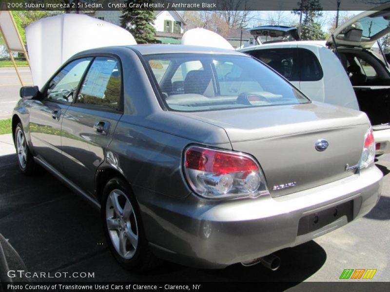 Crystal Gray Metallic / Anthracite Black 2006 Subaru Impreza 2.5i Sedan