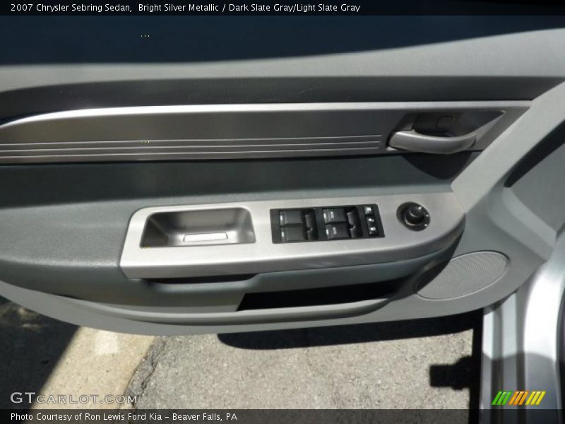 Bright Silver Metallic / Dark Slate Gray/Light Slate Gray 2007 Chrysler Sebring Sedan