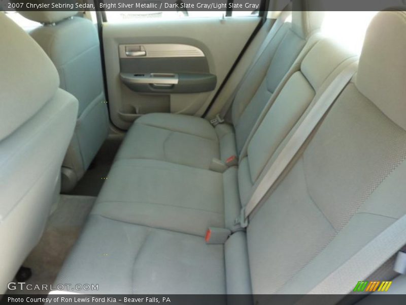 Bright Silver Metallic / Dark Slate Gray/Light Slate Gray 2007 Chrysler Sebring Sedan
