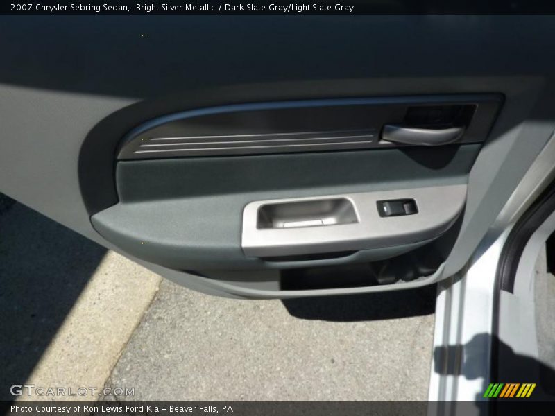 Bright Silver Metallic / Dark Slate Gray/Light Slate Gray 2007 Chrysler Sebring Sedan