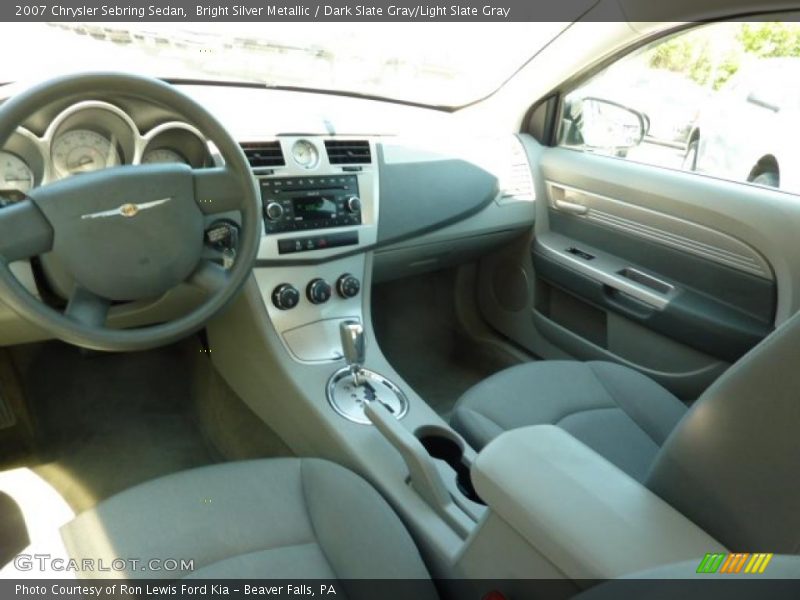 Bright Silver Metallic / Dark Slate Gray/Light Slate Gray 2007 Chrysler Sebring Sedan