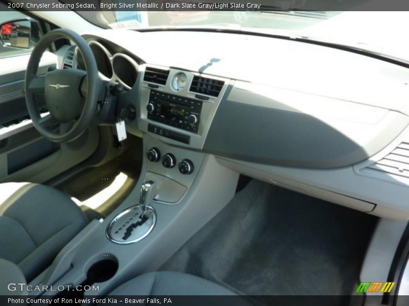 Bright Silver Metallic / Dark Slate Gray/Light Slate Gray 2007 Chrysler Sebring Sedan