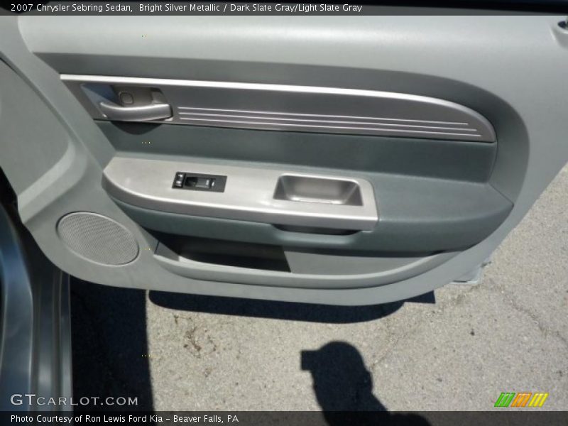Bright Silver Metallic / Dark Slate Gray/Light Slate Gray 2007 Chrysler Sebring Sedan