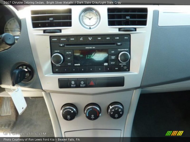 Bright Silver Metallic / Dark Slate Gray/Light Slate Gray 2007 Chrysler Sebring Sedan