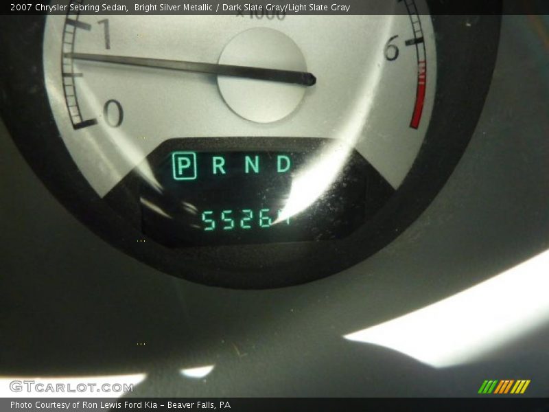 Bright Silver Metallic / Dark Slate Gray/Light Slate Gray 2007 Chrysler Sebring Sedan