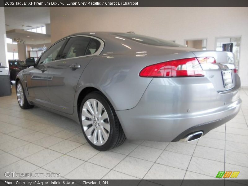 Lunar Grey Metallic / Charcoal/Charcoal 2009 Jaguar XF Premium Luxury