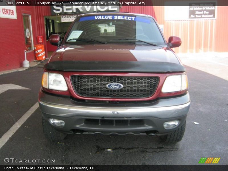 Toreador Red Metallic / Medium Graphite Grey 2003 Ford F150 FX4 SuperCab 4x4