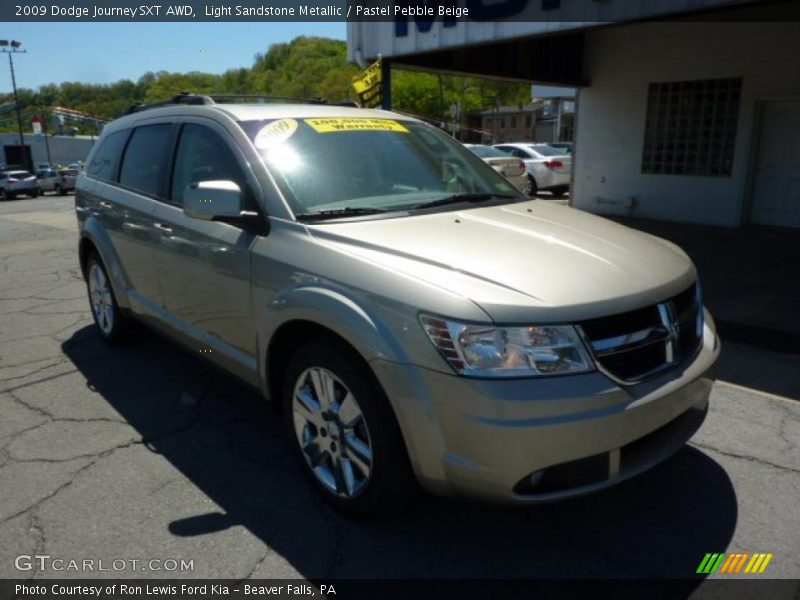 Light Sandstone Metallic / Pastel Pebble Beige 2009 Dodge Journey SXT AWD