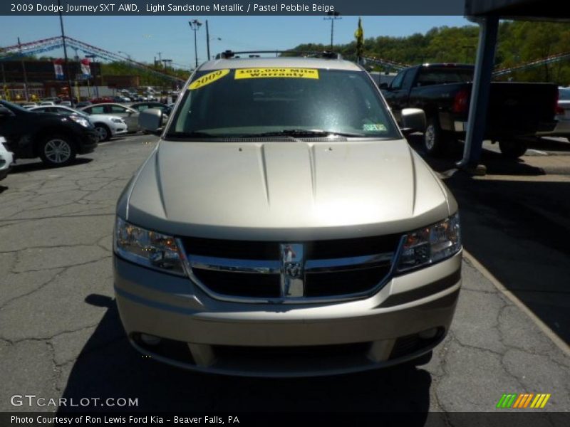 Light Sandstone Metallic / Pastel Pebble Beige 2009 Dodge Journey SXT AWD