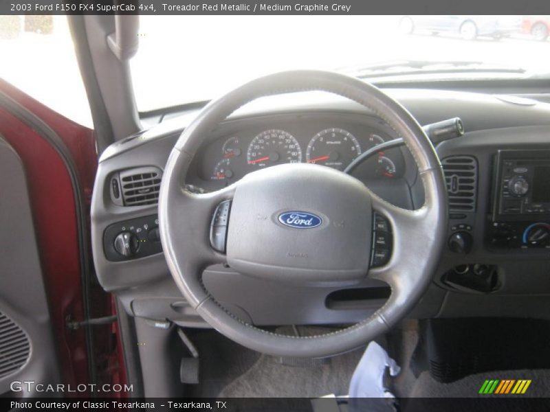 Toreador Red Metallic / Medium Graphite Grey 2003 Ford F150 FX4 SuperCab 4x4