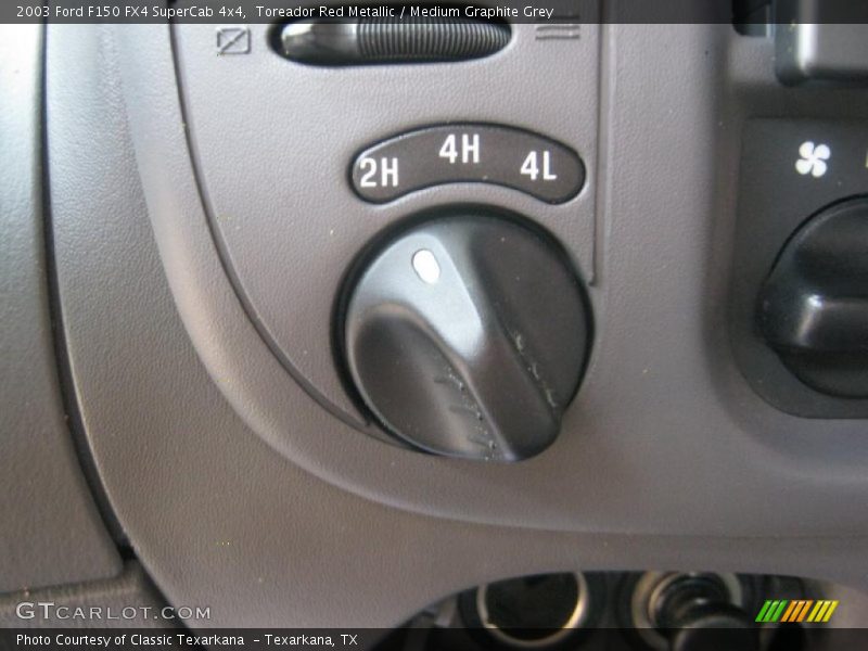 Toreador Red Metallic / Medium Graphite Grey 2003 Ford F150 FX4 SuperCab 4x4