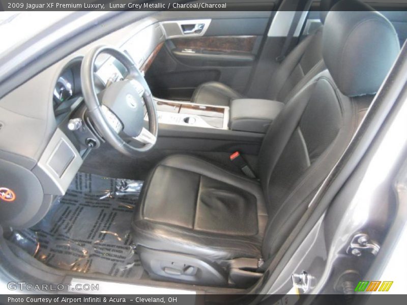 Lunar Grey Metallic / Charcoal/Charcoal 2009 Jaguar XF Premium Luxury