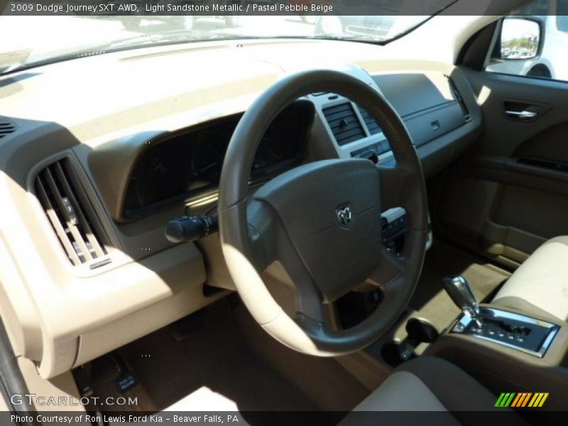 Light Sandstone Metallic / Pastel Pebble Beige 2009 Dodge Journey SXT AWD