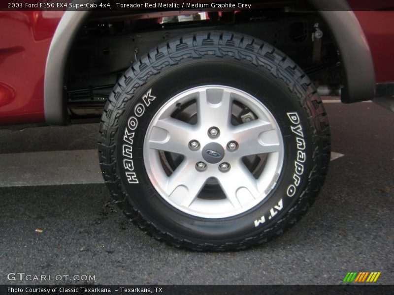 Toreador Red Metallic / Medium Graphite Grey 2003 Ford F150 FX4 SuperCab 4x4