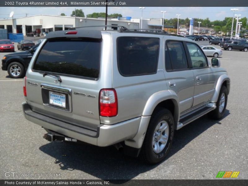 Millennium Silver Metallic / Oak 2002 Toyota 4Runner Limited 4x4