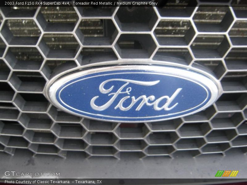 Toreador Red Metallic / Medium Graphite Grey 2003 Ford F150 FX4 SuperCab 4x4