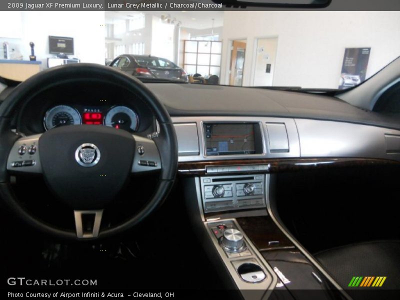 Lunar Grey Metallic / Charcoal/Charcoal 2009 Jaguar XF Premium Luxury