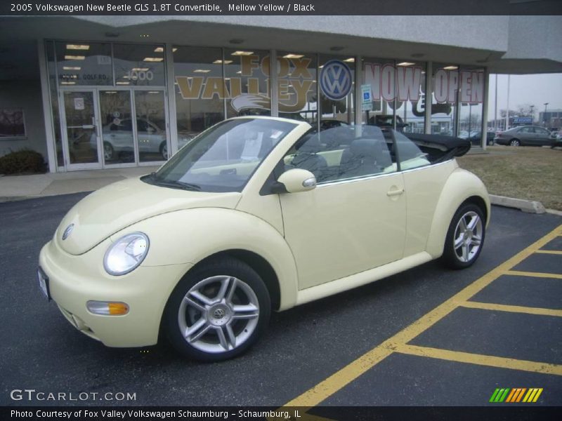 Mellow Yellow / Black 2005 Volkswagen New Beetle GLS 1.8T Convertible