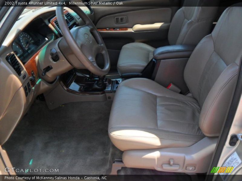 Millennium Silver Metallic / Oak 2002 Toyota 4Runner Limited 4x4