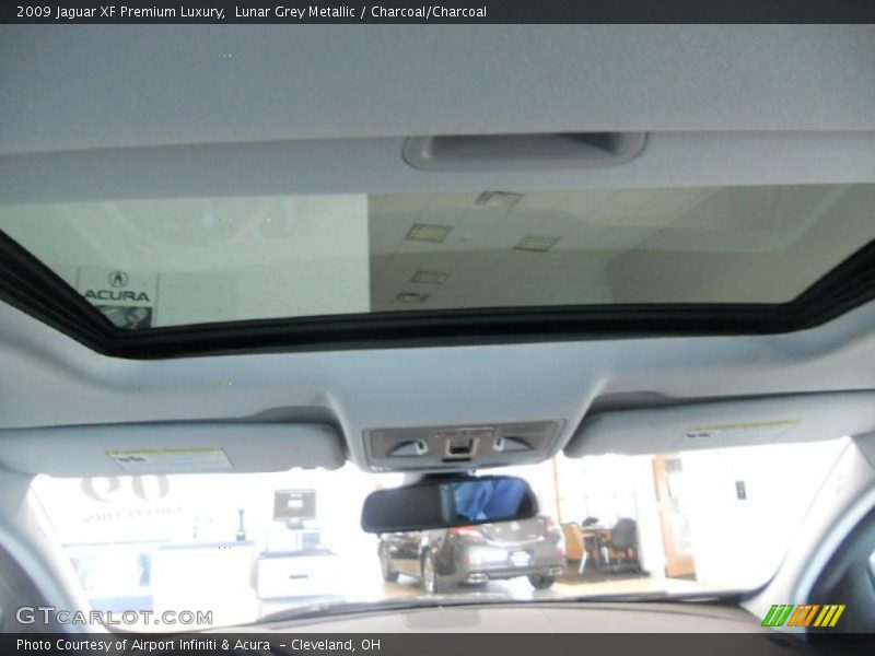 Lunar Grey Metallic / Charcoal/Charcoal 2009 Jaguar XF Premium Luxury