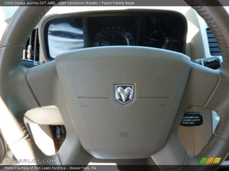 Light Sandstone Metallic / Pastel Pebble Beige 2009 Dodge Journey SXT AWD