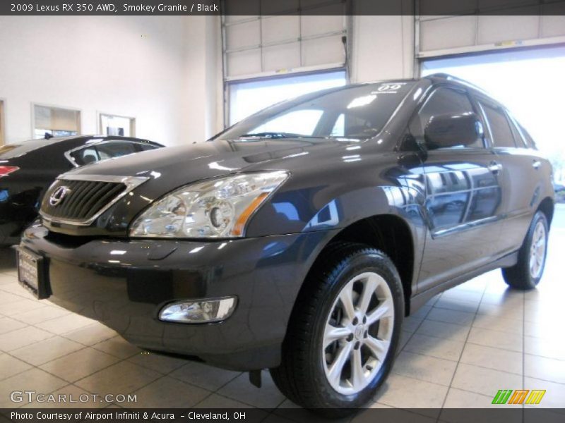 Smokey Granite / Black 2009 Lexus RX 350 AWD