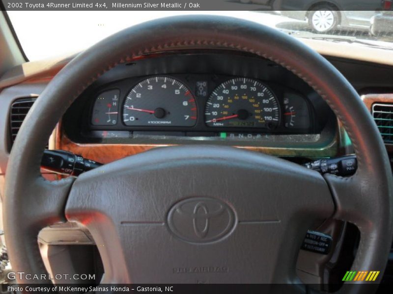 Millennium Silver Metallic / Oak 2002 Toyota 4Runner Limited 4x4